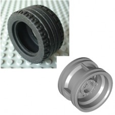 Колесо R43,2х22 мм на диске (4 шт.) арт. 4184286/ 4297210